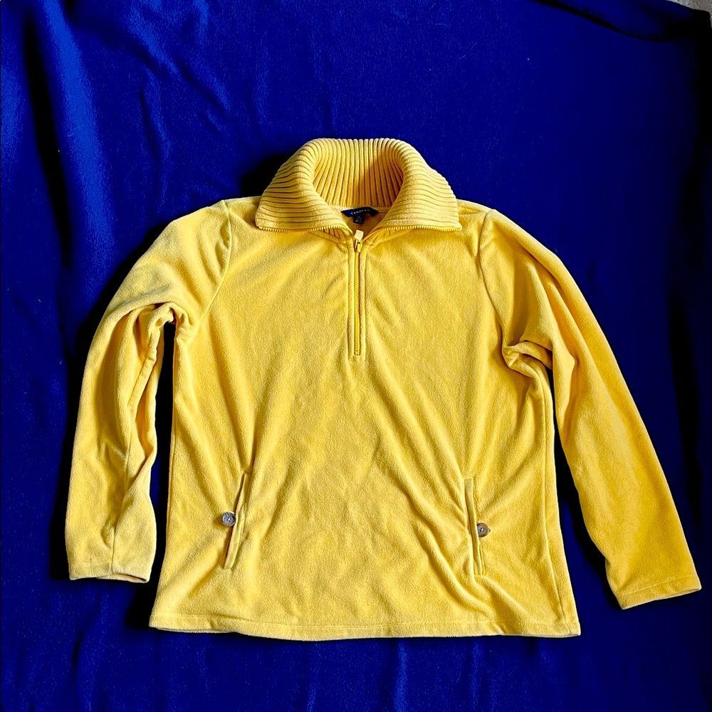 Lands' End 1/4 Zip Turtleneck Fleece